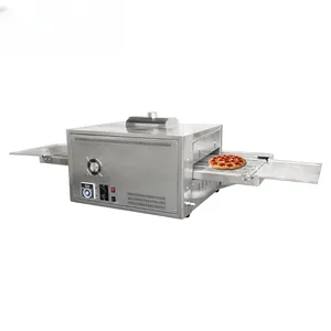 Precisão da temperatura forno pizza gás e elétrico fácil de operar painel forno pizza interior