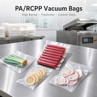 Sacs sous vide gaufrés transparents multi-tailles, résistants à l'humidité, pour l'emballage de saucisses, viandes et fruits - Vente en gros