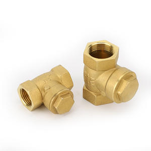 Vanne <span class=keywords><strong>de</strong></span> retenue manuelle en laiton H14W-16T, unidirectionnelle, horizontale, à piston, avec joint en PTFE, vente en gros - Product Image 5