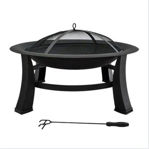 Estufa <span class=keywords><strong>de</strong></span> jardín para patio Madera quemandose <span class=keywords><strong>Ronda</strong></span> Metálica Cuenco <span class=keywords><strong>de</strong></span> <span class=keywords><strong>feria</strong></span> Portátil al aire libre Mesa Pozo <span class=keywords><strong>de</strong></span> fuego sin humo - Product Image 1