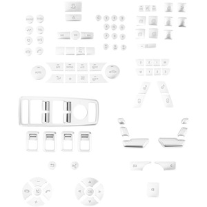 Autocollant de garniture intérieure pour Mercedes-Benz W204 C180 C200 GLK350 300, console centrale, lecteur CD, boutons numériques du clavier - Product Image 1