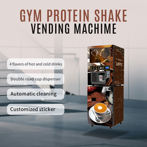 Distributeur automatique de café chaud et froid commercial, distributeur de café sur pied, Maquinas Vending De Cafe, distributeur de café à 4 réservoirs - Product Image 4