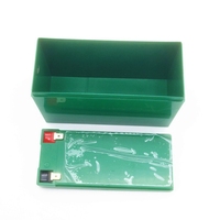 Bricolage personnalisé 4S 3S 12 volts 11.1v 6ah batterie au lithium-ion boîtier de batterie en plastique ABS vide boîtier de batterie 12 v 7ah pour le camping
