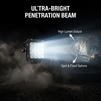 Reflector Ultra Resistente Antivibraciones para Operaciones Pesadas en Canteras y Construcción - Luces de Alta Potencia