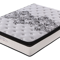 Matelas orthopédique en boîte, roulé, hybride, avec surmatelas en latex et mousse à mémoire de forme en gel, disponible en tailles King, Queen, Full, Simple et Twin