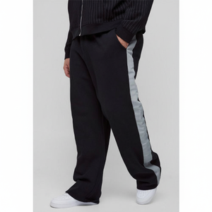 Men's High Waist Straight Leg Cotton Jogger Trousers Washed <b>Fabric</b> <b>Autumn</b> Winter Outdoor Pants 2025 - Product Image 1
