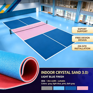 Baldosas de PVC Antideslizantes con Absorción de Impactos, Ecológicas, para Interiores y Exteriores, Gimnasio, Pickleball, Azul, Rosa, Gris, Morado, Verde Azulado, Claro - Product Image 3