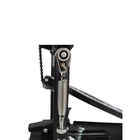 Support de double pédale de grosse caisse à entraînement direct en métal pour batterie longboard réglable – Vente en gros