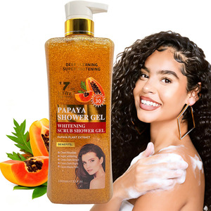 <span class=keywords><strong>Gel</strong></span> <span class=keywords><strong>Douche</strong></span> Super Éclaircissant pour Éliminer les Zones Sombres des Cuisses, les Taches Noires et les Imperfections – Gommage Corporel Super Blanchissant à la Papaye – OEM - Product Image 4