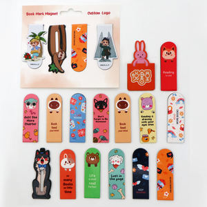 <span class=keywords><strong>Marque</strong></span>-pages en papier découpés sur mesure, style mignon, qualité exquise, designs variés, <span class=keywords><strong>aimant</strong></span> de réfrigérateur - Product Image 6