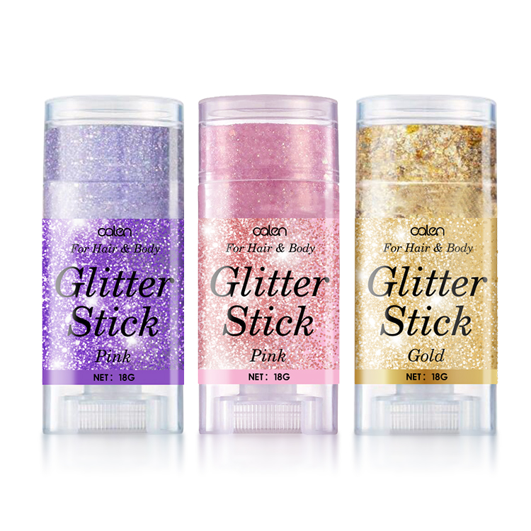 Косметика, стойкий яркий блеск для волос, тела, массивная Радужная блестящая палочка, хайлайтер