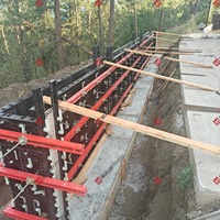 Système de coffrage réutilisable en plastique ABS haute résistance pour la construction de piscines, réservoirs d'eau et bassins, taille réglable