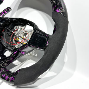 Volante Deportivo de Fibra de Carbono con LED, Apto para Volkswagen MK8 MK7 MK6 R GTI <span class=keywords><strong>GTD</strong></span> GTE Polo <span class=keywords><strong>Golf</strong></span> 7 <span class=keywords><strong>8</strong></span> - Product Image 3