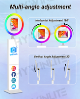 Rossmine Meilleures ventes Direct usine Cabine photo iPad portable 10,9/11 pouces avec flight case pour événements et fêtes