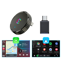 Beneworld BW-W60 Caja Inteligente Portátil con Carplay y Android Auto, Adaptador USB Tipo-C para Automóviles, Compatible con la Mayoría de los Vehículos