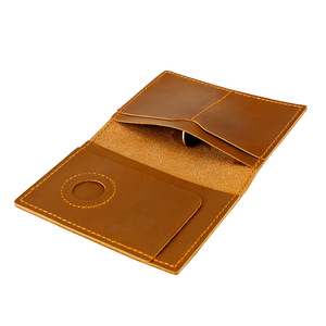 Porta Pasaportes Personalizado Vintage, Organizador <span class=keywords><strong>de</strong></span> Tarjetas y Boletos <span class=keywords><strong>de</strong></span> Avión, Funda <span class=keywords><strong>de</strong></span> Corcho con Espacio para AirTag, Sin Cierre - Product Image 5