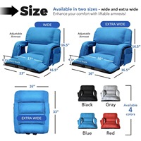 Fauteuil de jardin Oxford pliable et portable avec coussin et dossier pour pique-niques et camping sur l'herbe