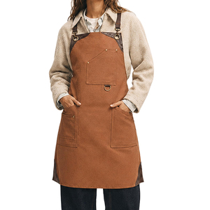 High Quality Custom Logo Canvas <b>Apron</b> Durable Restaurant Chef <b>Apron</b> <b>for</b> Pottery Work Gardening Kitchen <b>Cooking</b> and Daily Use - Product Image 1