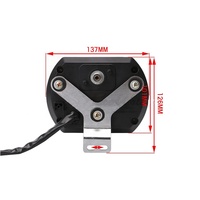 Compteur de vitesse numérique universel pour moto CQJB, écran LCD rétroéclairé LED, compteur de vitesse étanche, jauge pour moto