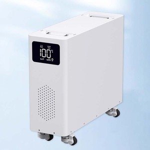 Sistema de Almacenamiento de Energía Solar Fotovoltaica para el Hogar ECARE de 10 kWh con Batería de Litio LiFePO4 de 5000 W de Salida y Soporte Rodante - Product Image 1