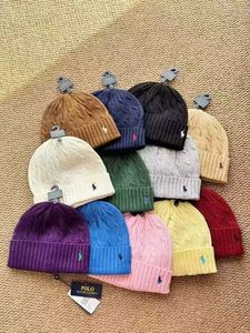 Topi rajut bordir kasual musim gugur, topi dingin pasangan, topi rajut kabel modis Po <span class=keywords><strong>Lo</strong></span> kasual musim dingin - Product Image 3