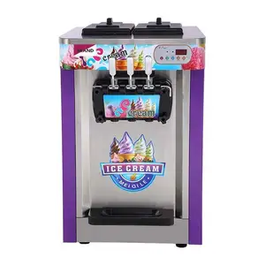 Máquina de sorvete de porca de fixação expressa Bj7446 creme de venda automática M736S régua de congelamento e milk-shake macio um grupo
