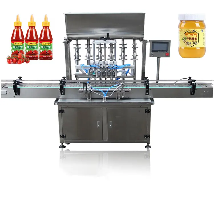 Hot sale CE standard full automatic filling machine/High Speed Cans Tomato Paste Filling Machine In Glass Jars