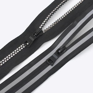 MeeTee ZT010 Đen <span class=keywords><strong>5</strong></span> # <span class=keywords><strong>Nylon</strong></span> Không Thấm Nước Dây Kéo Phụ Kiện Cho Quần Áo Áo Khoác Dây Kéo Puller <span class=keywords><strong>Nylon</strong></span> Đảo Ngược Dây Kéo Thanh Trượt A548 - Product Image 5