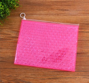 Biểu tượng tùy chỉnh mỹ phẩm bong bóng Zip khóa Túi PVC nhựa Ziplock trái tim bong bóng Stand-Up bong bóng bưu phẩm Pouch - Product Image 4