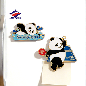 Aimant de réfrigérateur en émail doux, design d'usine Longzhiyu, 20 ans d'expérience, autocollant personnalisé découpé à la forme, souvenir touristique, aimant de réfrigérateur - Product Image 6