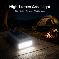 Démarreur de voiture portable à courant de crête de 1000A avec gonfleur de pneus 150 PSI et batterie externe 10000 mAh pour moteurs essence 6.0L et diesel 4.0L