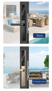 Cerraduras Inteligentes Delgadas para Puertas, <span class=keywords><strong>Gestión</strong></span> <span class=keywords><strong>de</strong></span> Permiso Hierárquico Multiusuario, Desbloqueo por Huella Dactilar/<span class=keywords><strong>Contraseña</strong></span>/Tarjeta/Llave, Habilitado para Wi-Fi, Aplicación Tuya - Product Image 6
