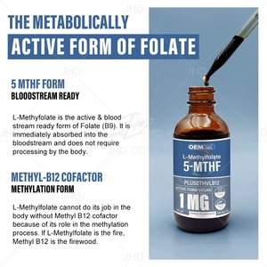 天然ベリー味の液体ドロップ,Oemプライベートラベル5-MTHF L-メチルフォレートプラスビタミン<span class=keywords><strong>B12</strong></span> - Product Image 3