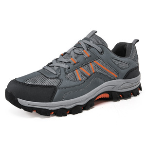 Chaussures de randonnée pour hommes et femmes, beige, légères, antidérapantes, résistantes à l'usure, talon plat, randonnée, alpinisme, camping - Product Image 3