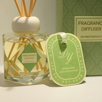 Coffret Cadeau Diffuseur à Bâtonnets de Luxe 180ml, Huile Essentielle Naturelle, Écologique, Arôme Longue Durée, Bâtonnets en Rotin, Désodorisant d'Ambiance pour la Maison