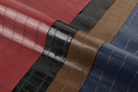 Tissu en similicuir PU extensible souple, imperméable, fourni par l'usine, pour vêtements, vestes, manteaux, pantalons