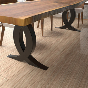WF Factory's Modern Design Metal Dining <strong>Table</strong> Legs Custom Iron Frame Office Furniture <strong>Bases</strong> for Kitchen Workshop - Product Image 4