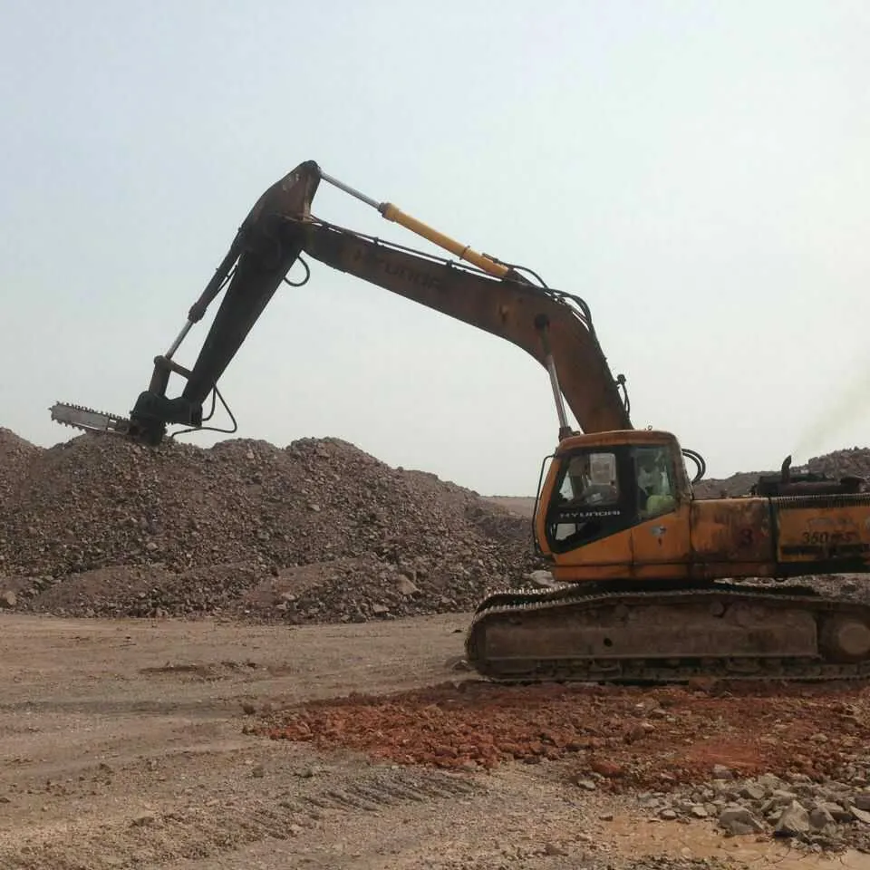 Kettingzaag Voor Graafmachines Tunnel Keten Snijden Zaag Zagen En Graven Soft Rock Betonnen Muur Snijden Graafmachine Accessoires