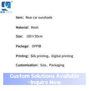 Parasole Pieghevole in Rete di Nylon Nero per <span class=keywords><strong>Lunotto</strong></span> Posteriore <span class=keywords><strong>e</strong></span> <span class=keywords><strong>Parabrezza</strong></span> Auto - Product Image 2