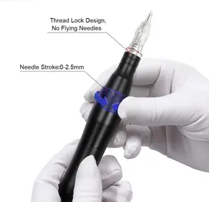 เครื่องหมายเครื่อง tattoo Suppliers-ปากกาสักไฟฟ้ามีมอเตอร์ไร้แกน,ปากกาเครื่องสักแบบปรับได้งานทำมืออุปกรณ์โรงงานสัก