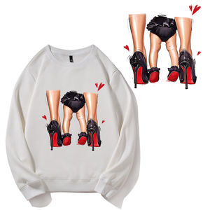 Parches de transferencia de calor DIY para mamá, niña y niño, parches estampados en ropa, pegatinas de <span class=keywords><strong>Super</strong></span> mamá, papá y reina en vestidos Vaqueros - Product Image 1