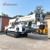 Grue araignée sur chenilles de 8 tonnes à prix d'usine, grue mobile diesel à flèche télescopique hydraulique personnalisable
