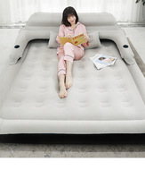 Lit gonflable doux, épais, simple, coussin d'air, portable, pour l'extérieur, double, maison