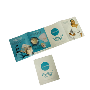 Harga pabrik cetakan kustom kualitas tinggi brosur bisnis promosi personalisasi - Product Image 3