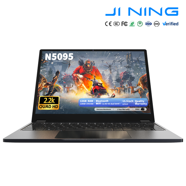Factory OEM Yoga 2-in-1 Convertible 13.5inch Laptop N5095 360 Degree Flip IPS Touch Screen Windows 11 Pro Business Reseller