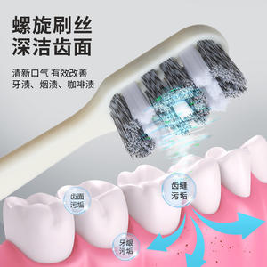 Yangzhou Men's <b>Toothbrush</b> Popular Online Medium-Hard Bristles Hard-Bristled Spiral Design Individually Packaged <b>Travel</b> Boxes - Product Image 3