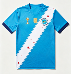 Maglia da Calcio Personalizzata OEM, Economica, all'Ingrosso, 100% Poliestere, Asciugatura Rapida, Uniforme da Calcio Cabo Verde - Product Image 4