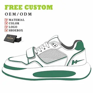 Wholesale Customised Fashion Metal Zip Men's Shoes Casual High Top Sneakers