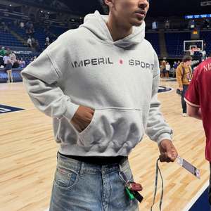 Sweat à capuche pour homme personnalisé en gros, en molleton de coton épais, style streetwear Y2K, coupe ample, court, avec motif graphique - Product Image 3