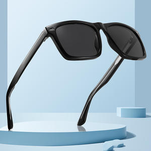 Gafas de Sol Cuadradas TR90 para Hombre, Lentes Polarizadas de PC con Protección UV400, Ideales para Conducir, Accesorio de Moda - Product Image 4